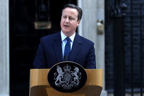 Премьер-министр Дэвид Кэмерон объявляет о отставке
