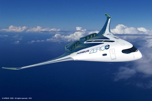 Airbus представляет три самолета с водородным двигателем с нулевым уровнем выбросов, которые будут введены в эксплуатацию к 2035 году!