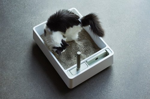 Минималистский туалетный лоток для кошек в скандинавском стиле, который посрамляет мебель IKEA